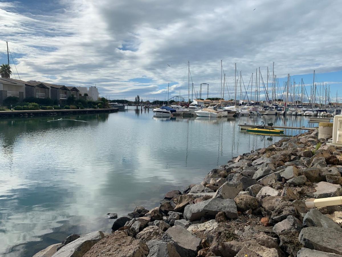 Appartement Vue Mer - Rdc - Parking Prive - Meuble Tourisme 4 Etoiles Agde Exteriér fotografie